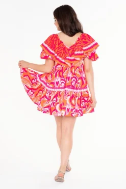 Alden Adair Mini- Harper Dress In Lovers Lane