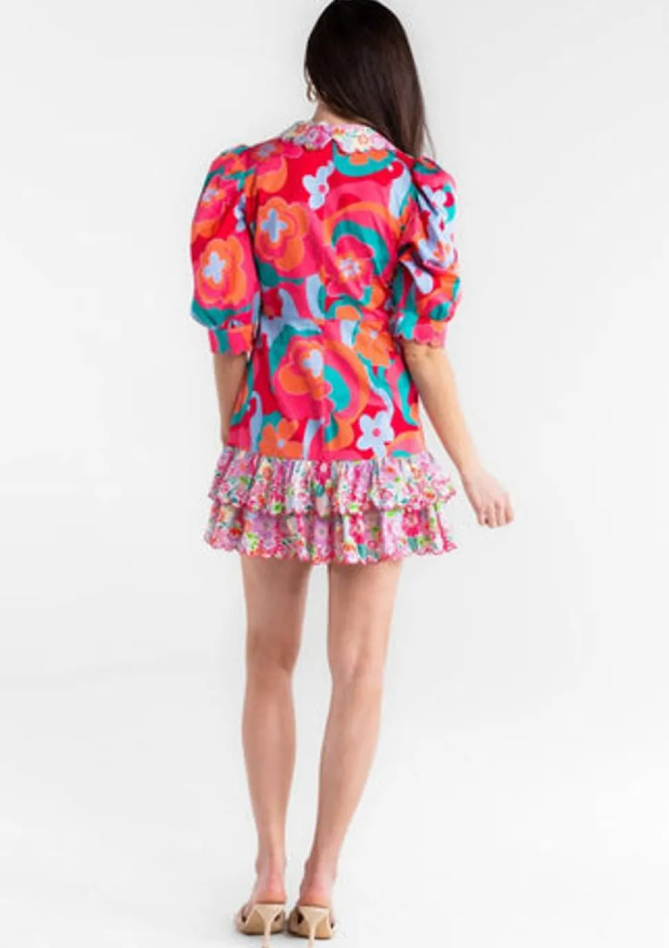 Alden Adair Mini- Piper Dress In Trippy
