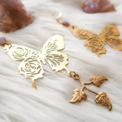 Bohindie Stream Jewelry- Heart Work Earrings