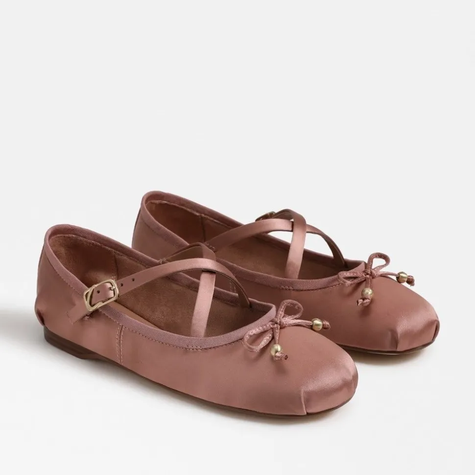 Circus by Sam Edelman Flat- Zuri Strap Ballet Flat Dark French