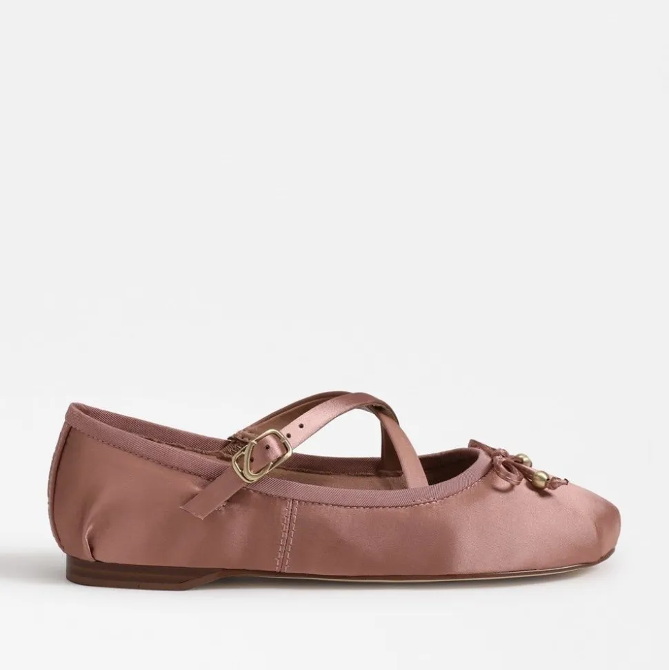Circus by Sam Edelman Flat- Zuri Strap Ballet Flat Dark French