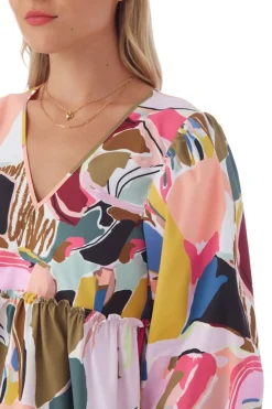 Crosby By Mollie Burch Mini- Addison Dress - Abstract Expression