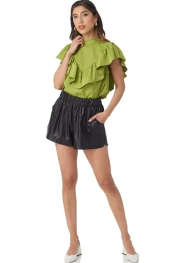 Crosby By Mollie Burch Shorts- Cailan Short Black Leather