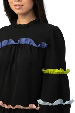 Crosby By Mollie Burch Mini- Darby Dress Black