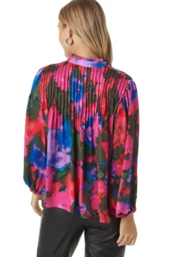 Crosby By Mollie Burch Blouses- Gabby Blouse Blurred Floral