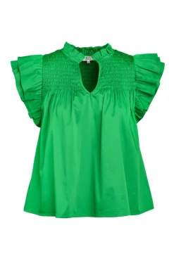 Crosby By Mollie Burch Blouses- Layla Top - Bright Fern