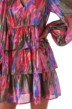 Crosby By Mollie Burch Mini- Lauren Dress Blurred Floral