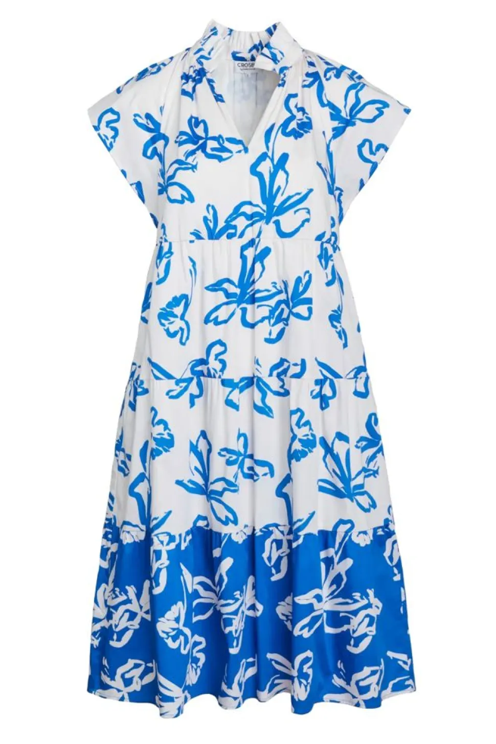Crosby By Mollie Burch Midi- Watts Dress Park Foral Mix