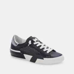 Dolce Vita Sneaker- Zina Black Perforated