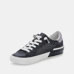 Dolce Vita Sneaker- Zina Black Perforated