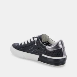 Dolce Vita Sneaker- Zina Black Perforated