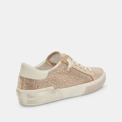 Dolce Vita Sneaker- Zina Crystal Gold Suede