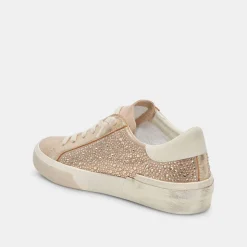 Dolce Vita Sneaker- Zina Crystal Gold Suede