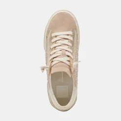 Dolce Vita Sneaker- Zina Crystal Gold Suede