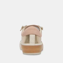 Dolce Vita Sneaker- Zina Gold Leather