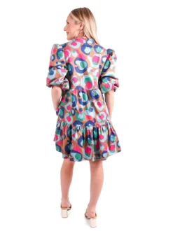 Emily McCarthy Mini- Frankie Dress Meadowbrook Spot Cheetah