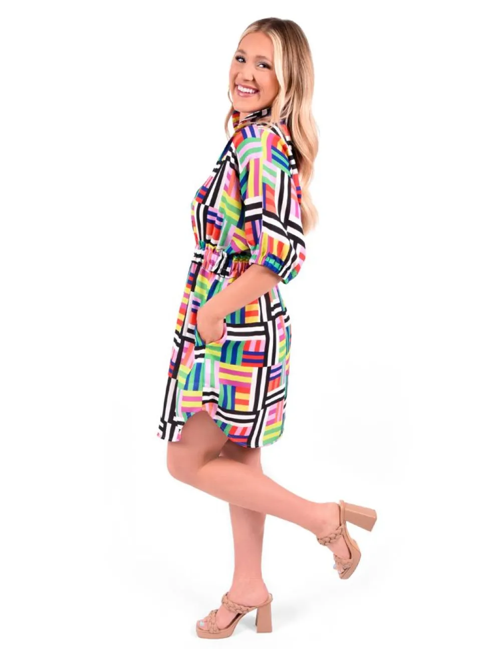 Emily McCarthy Mini- Palmer Dress Mardis