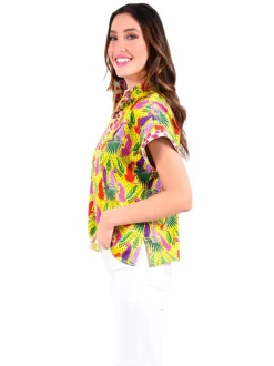 Emily McCarthy Blouses- Poppy Pullover Peekaboo