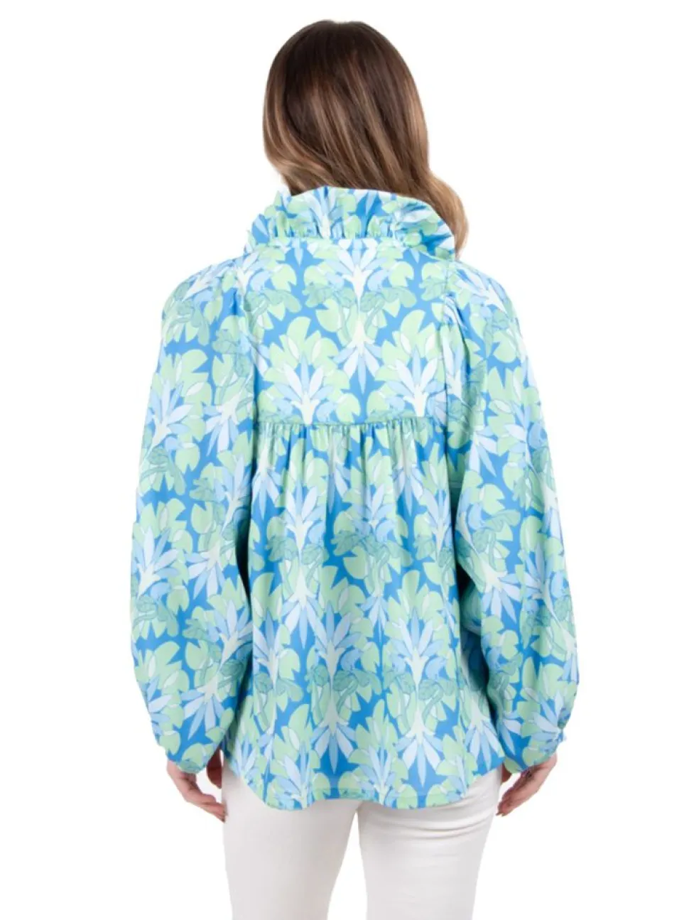 Emily McCarthy Blouses- Stella Top Lily Pad