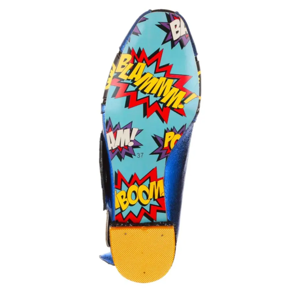 Irregular Choice Flat- Batmobile Kicks