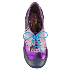 Irregular Choice Loafers/Oxfords- Clara Bow Navy Purple