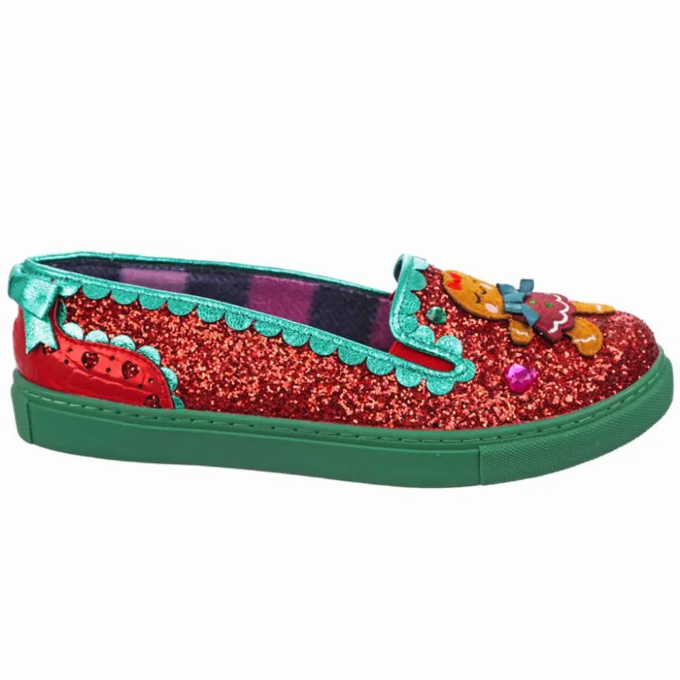 Irregular Choice Flat- Cookie Cutter Love