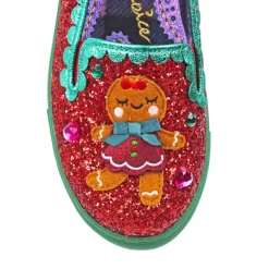 Irregular Choice Flat- Cookie Cutter Love