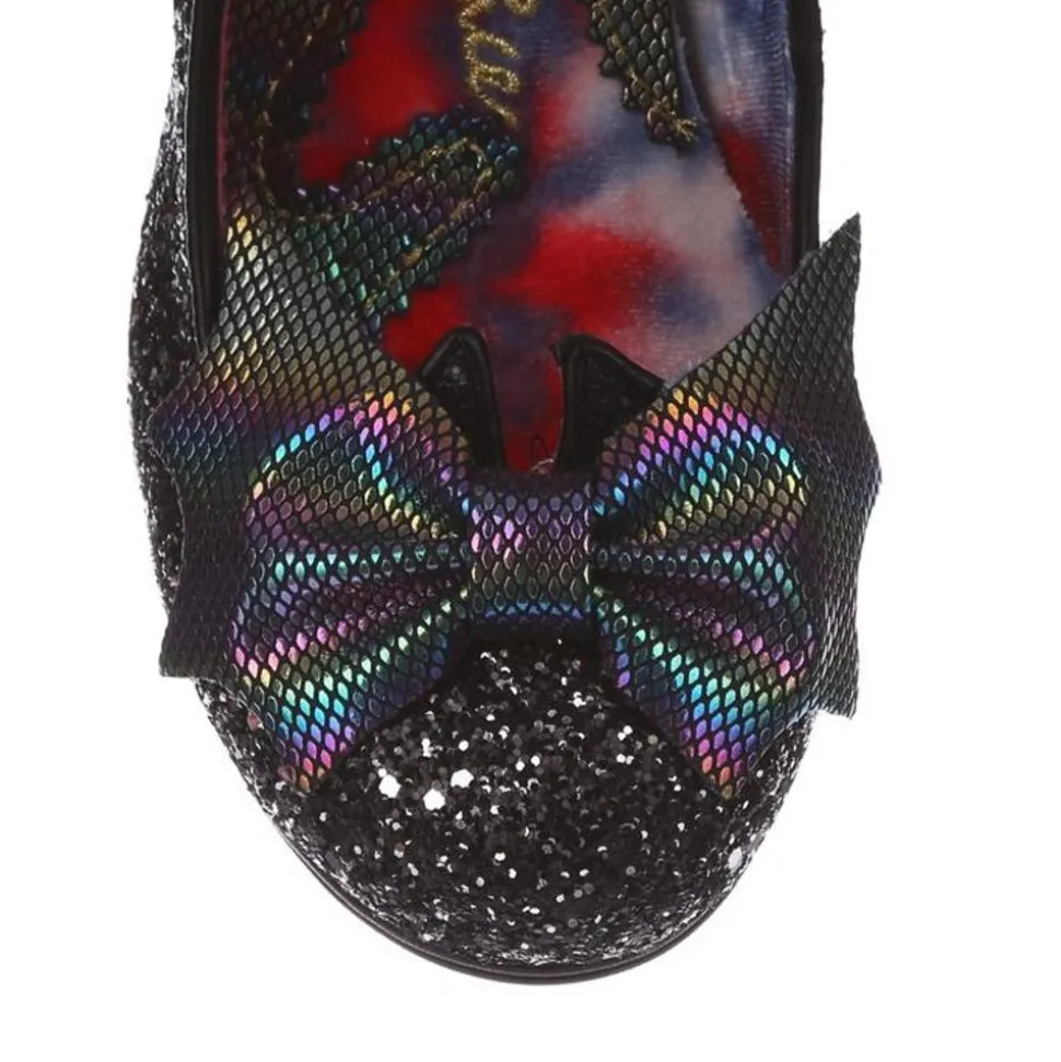 Irregular Choice Heel- Pumpkin Patch Black