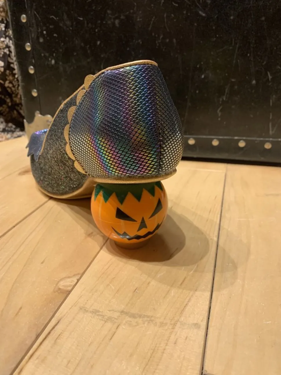 Irregular Choice Heel- Pumpkin Patch Green