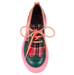 Irregular Choice Loafers/Oxfords- Smart N Spiffy Pink
