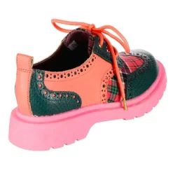 Irregular Choice Loafers/Oxfords- Smart N Spiffy Pink