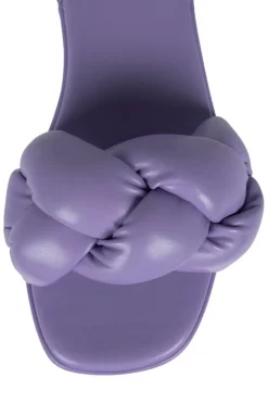 Jeffrey Campbell Sandal- Braided Platform Sandal Lilac