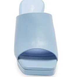 Jeffrey Campbell Mules- Caviar Dusty Blue