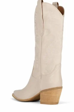 Jeffrey Campbell Boot- Dagget Ice Natural Western Boot