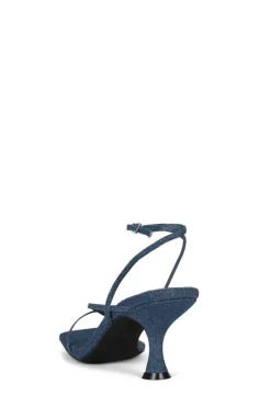 Jeffrey Campbell Heel- Fluxx Blue Denim