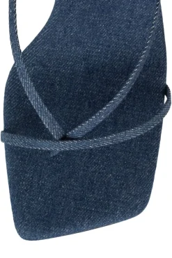 Jeffrey Campbell Heel- Fluxx Blue Denim