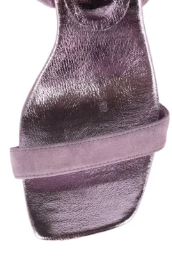 Jeffrey Campbell Wedge- Geometric Pink Suede Metallic