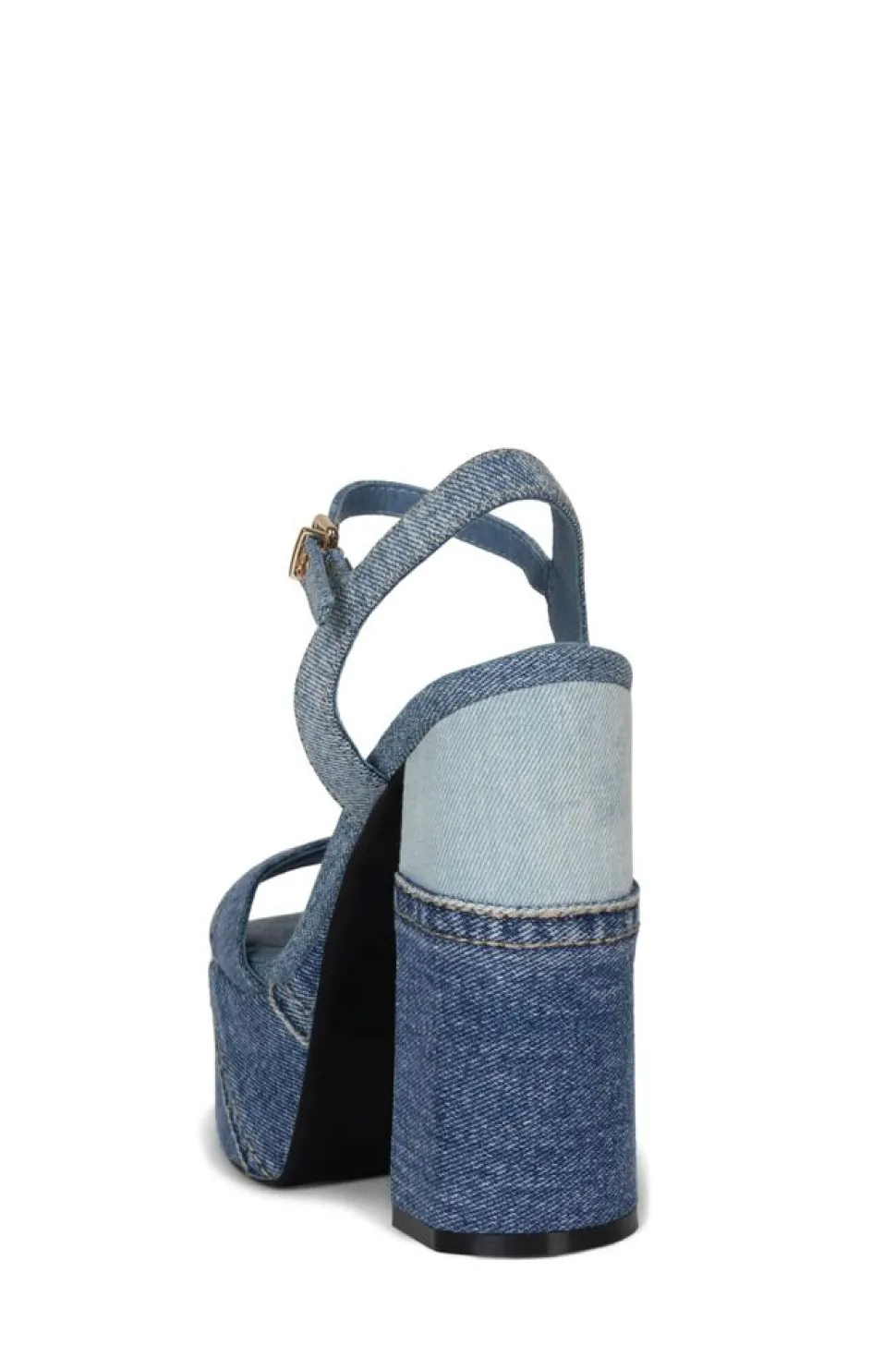 Jeffrey Campbell Heel- Girlfriend Blue Denim Platform
