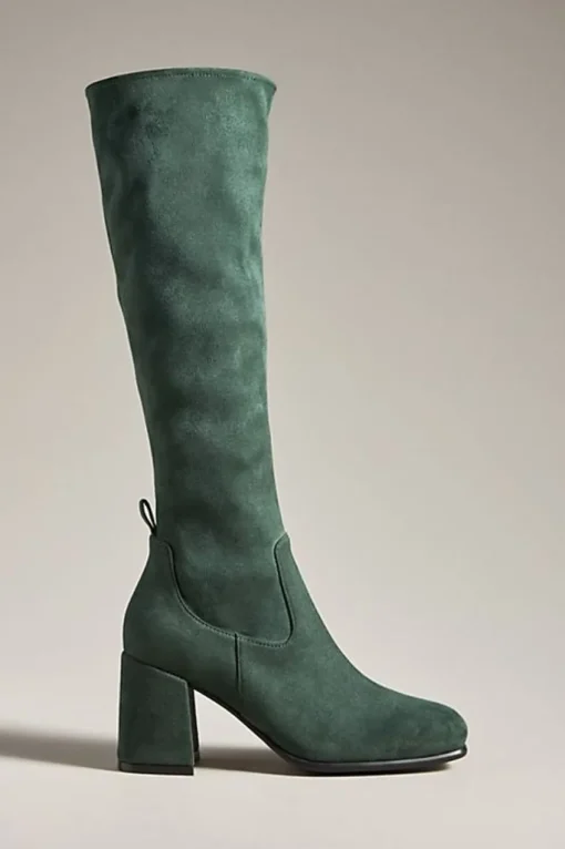 Jeffrey Campbell Boot- Hotlava-K2 Dark Green Suede