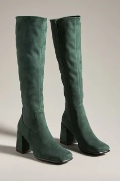 Jeffrey Campbell Boot- Hotlava-K2 Dark Green Suede
