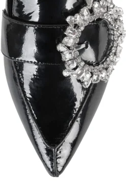 Jeffrey Campbell Loafers/Oxfords- Viona Black Patent