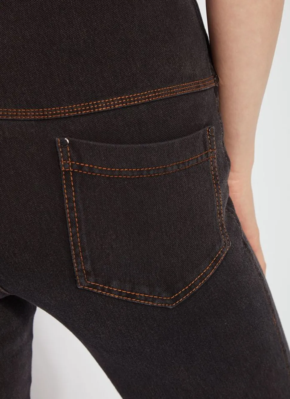 Lysse Pants- Baby Bootcut Denim Midtown Black