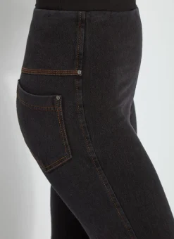 Lysse Pants- Baby Bootcut Denim Midtown Black