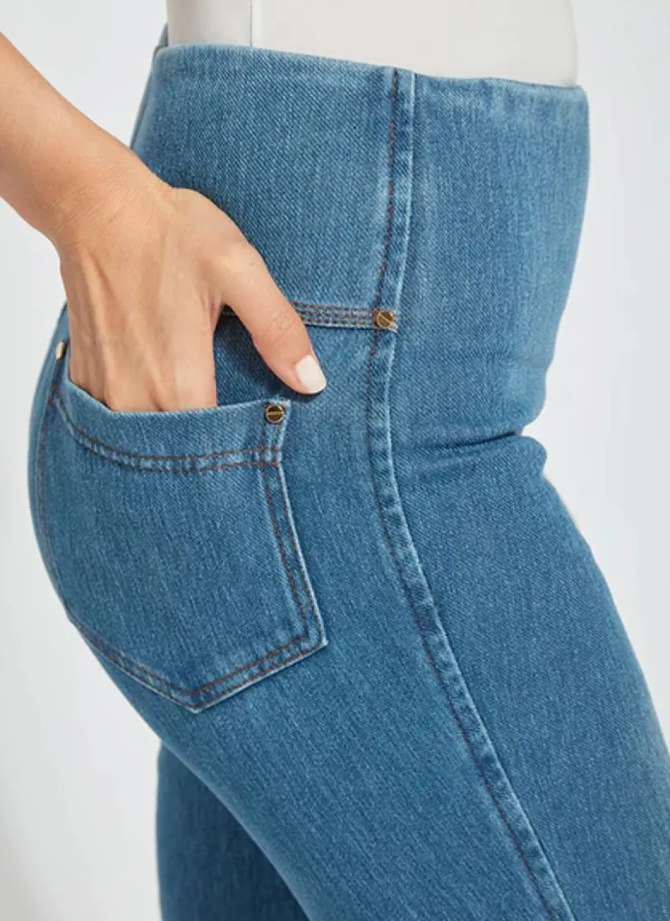 Lysse Jeans- Baby Bootcut Denim Mid Wash