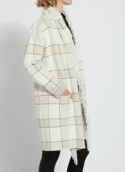 Lysse Coats- Mystic Fringe Sweater Coat Winterland Plaid
