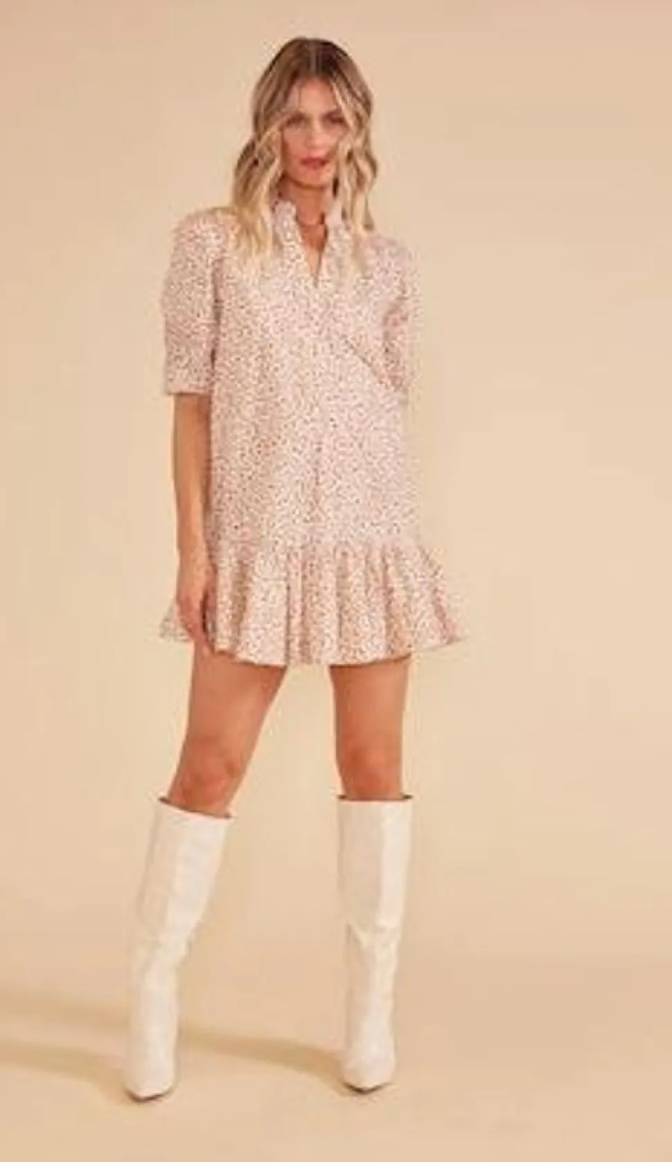MINKPINK Mini- Freya Belted Mini Dress
