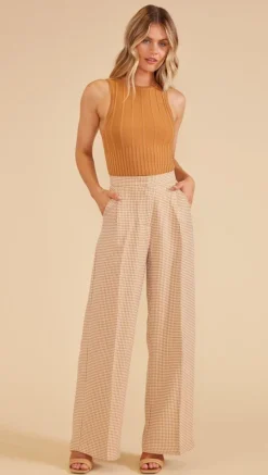 MINKPINK Pants- Kennedy Wide Leg Pants