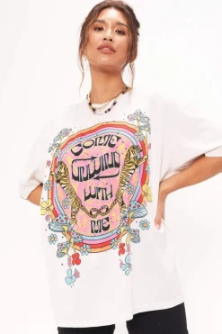 Project Social T T-Shirts- Come Unwind Tee One Size