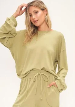 Project Social T Sweatshirts- Faye Twist Back Sweatshirt