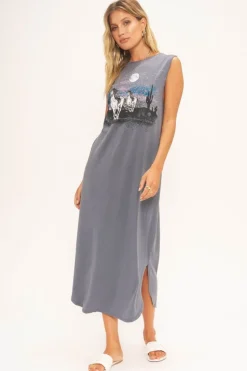 Project Social T Maxi- Wild Horses Tank Dress